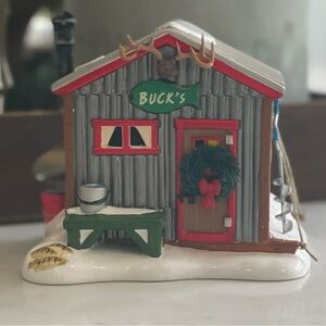Department 56 Retired and Numbered. Bucks Fishing Shack.